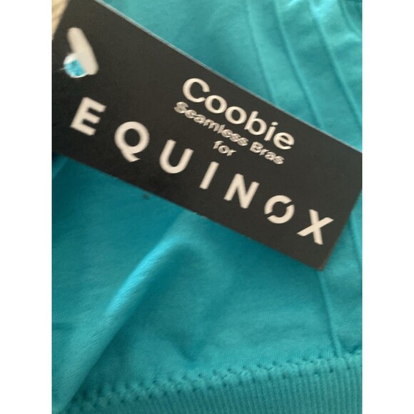 Coobie Cami T Shirt Bra 9012 Bralette Turquoise Adjustable Straps One Size NWT - Picture 7 of 9